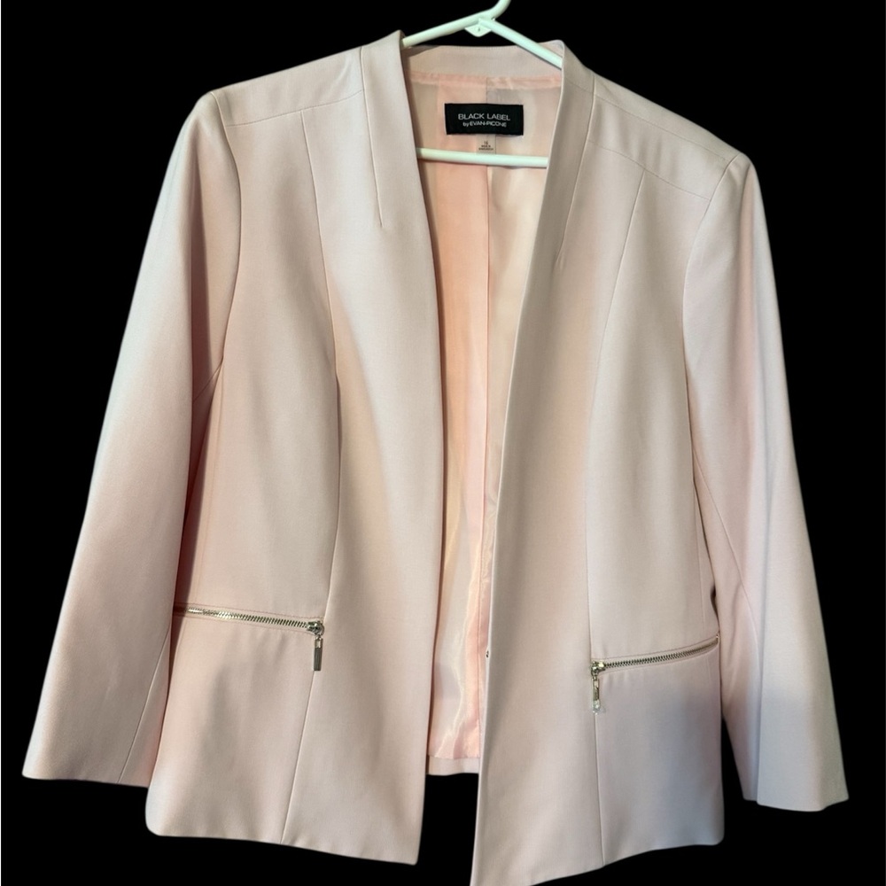 Black Label Pink Blazer Sleek Modern Design